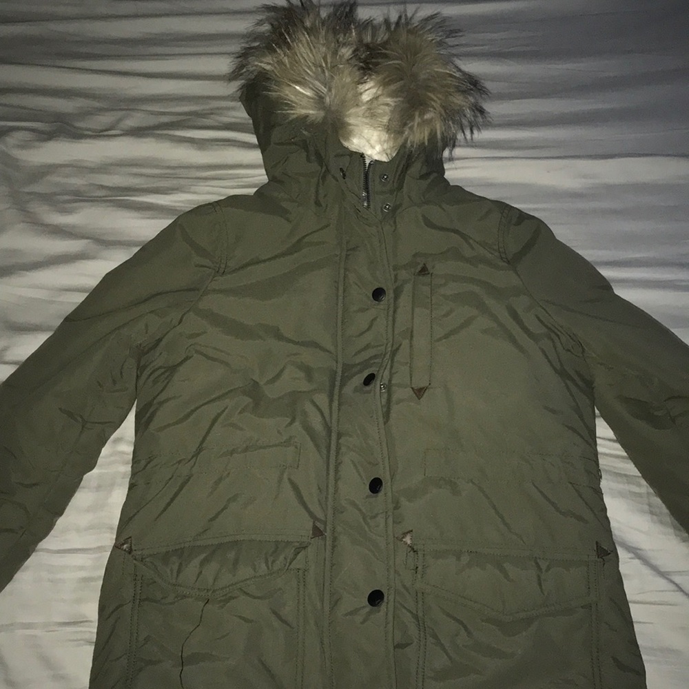 Women’s winter olive green jacket